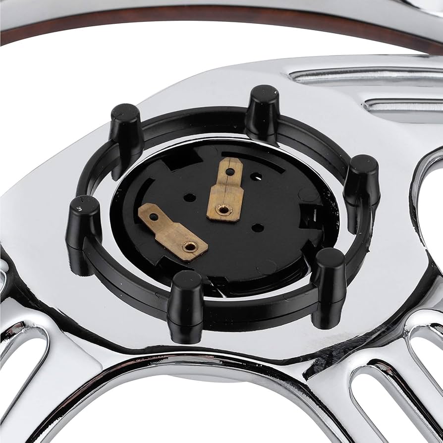 Amazon | 車 ステアリングホイール 350mm/14インチ ダーク